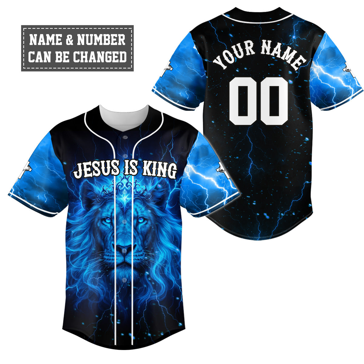 Jesus is King Baseball Jersey