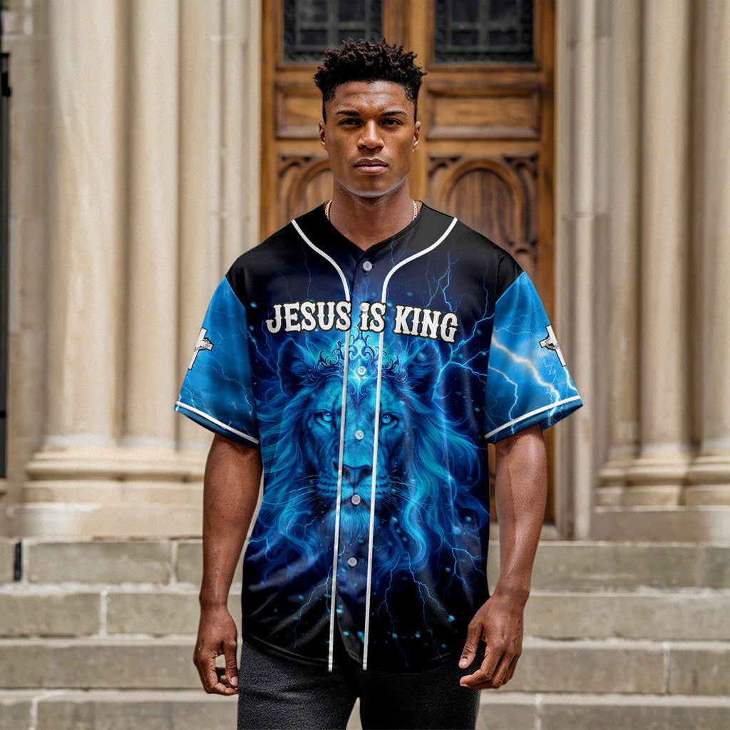 Jesus is King Baseball Jersey