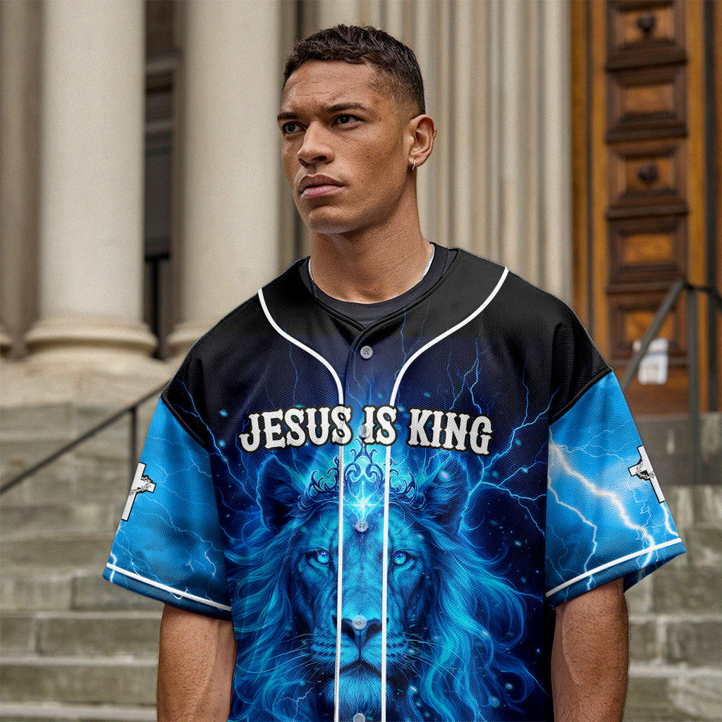Jesus is King Baseball Jersey