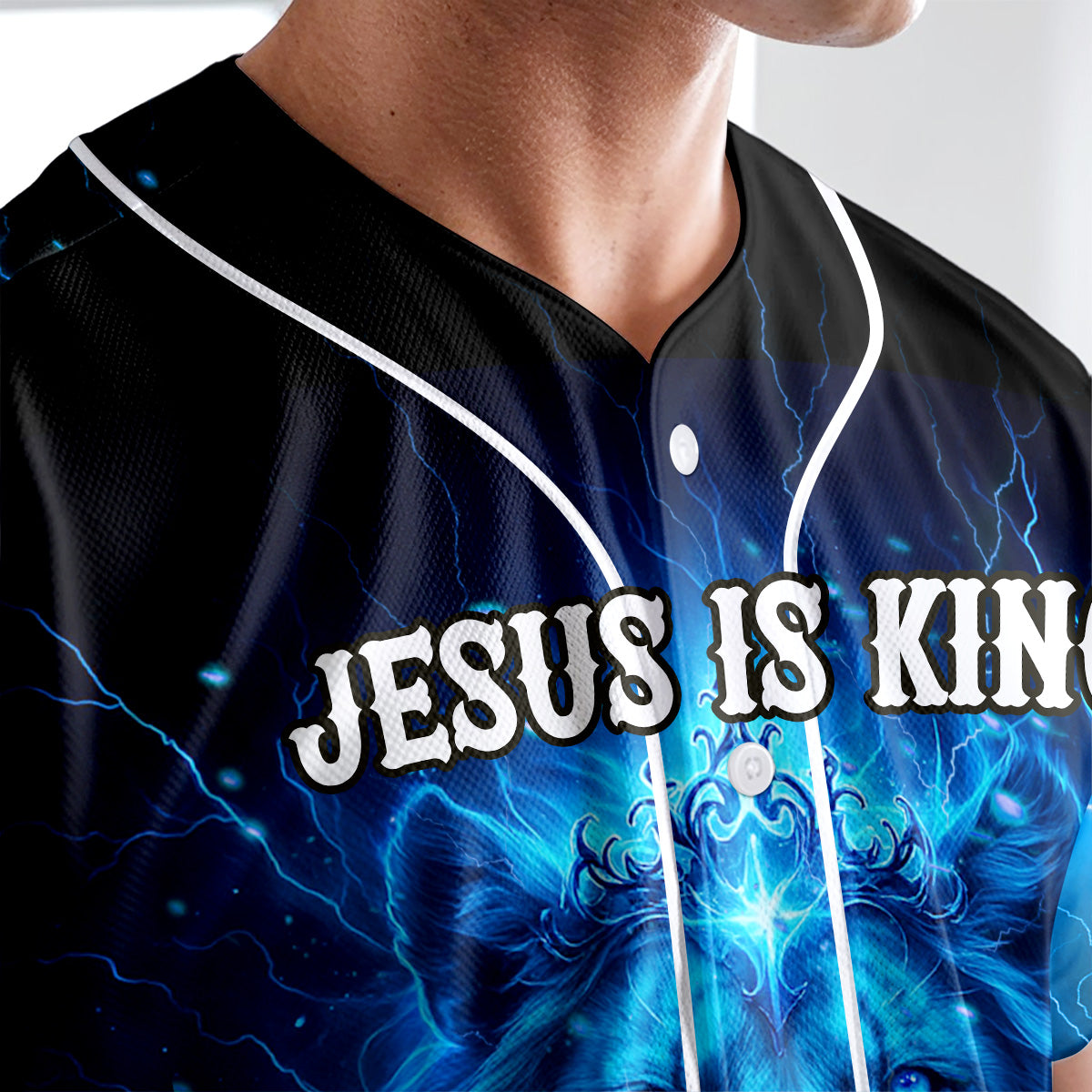 Jesus is King Baseball Jersey