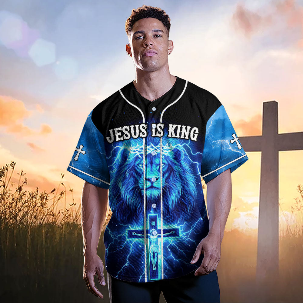 Jesus is King Baseball Jersey