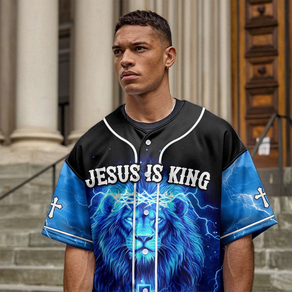 Jesus is King Baseball Jersey