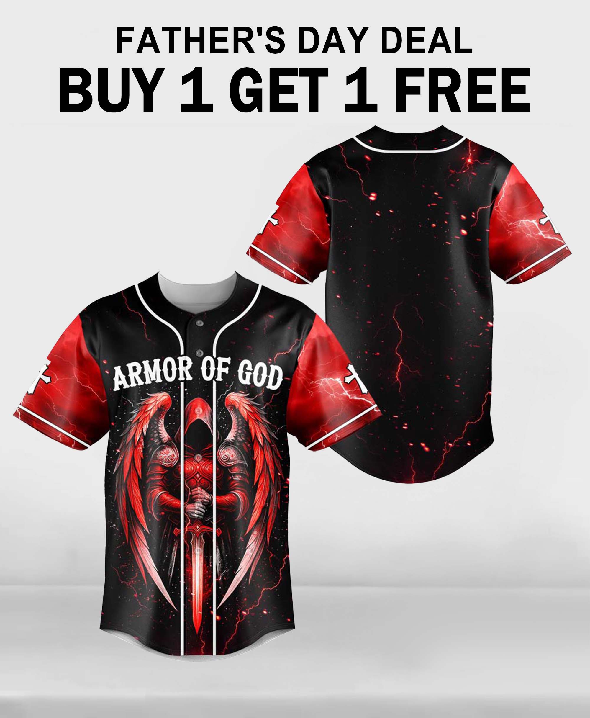 Armor of God Baseball Jersey 2