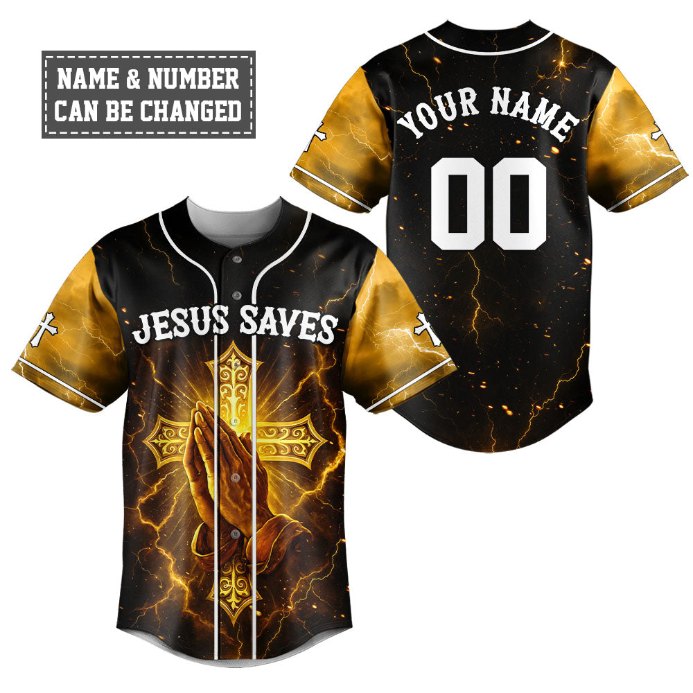 Jesus Saves Baseball Jersey