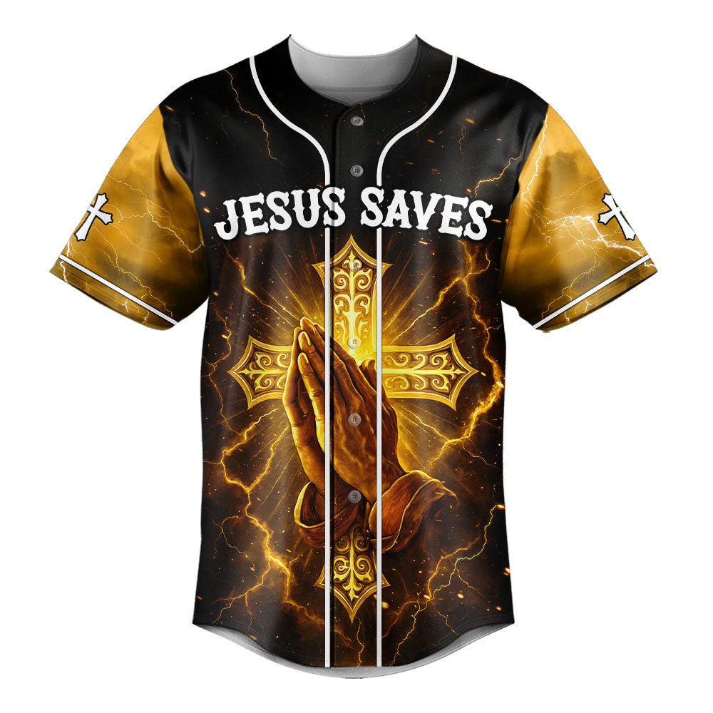 Jesus Saves Baseball Jersey