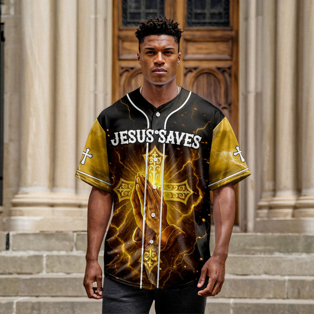 Jesus Saves Baseball Jersey