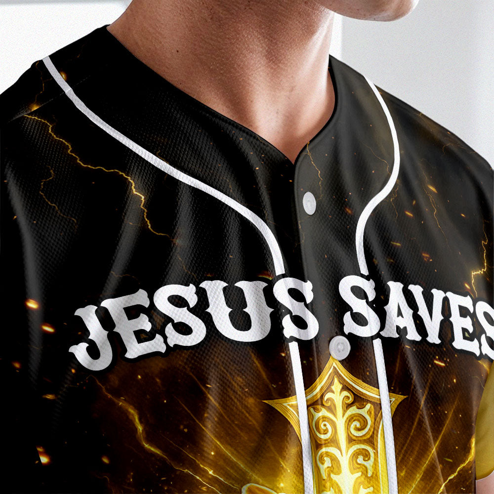 Jesus Saves Baseball Jersey