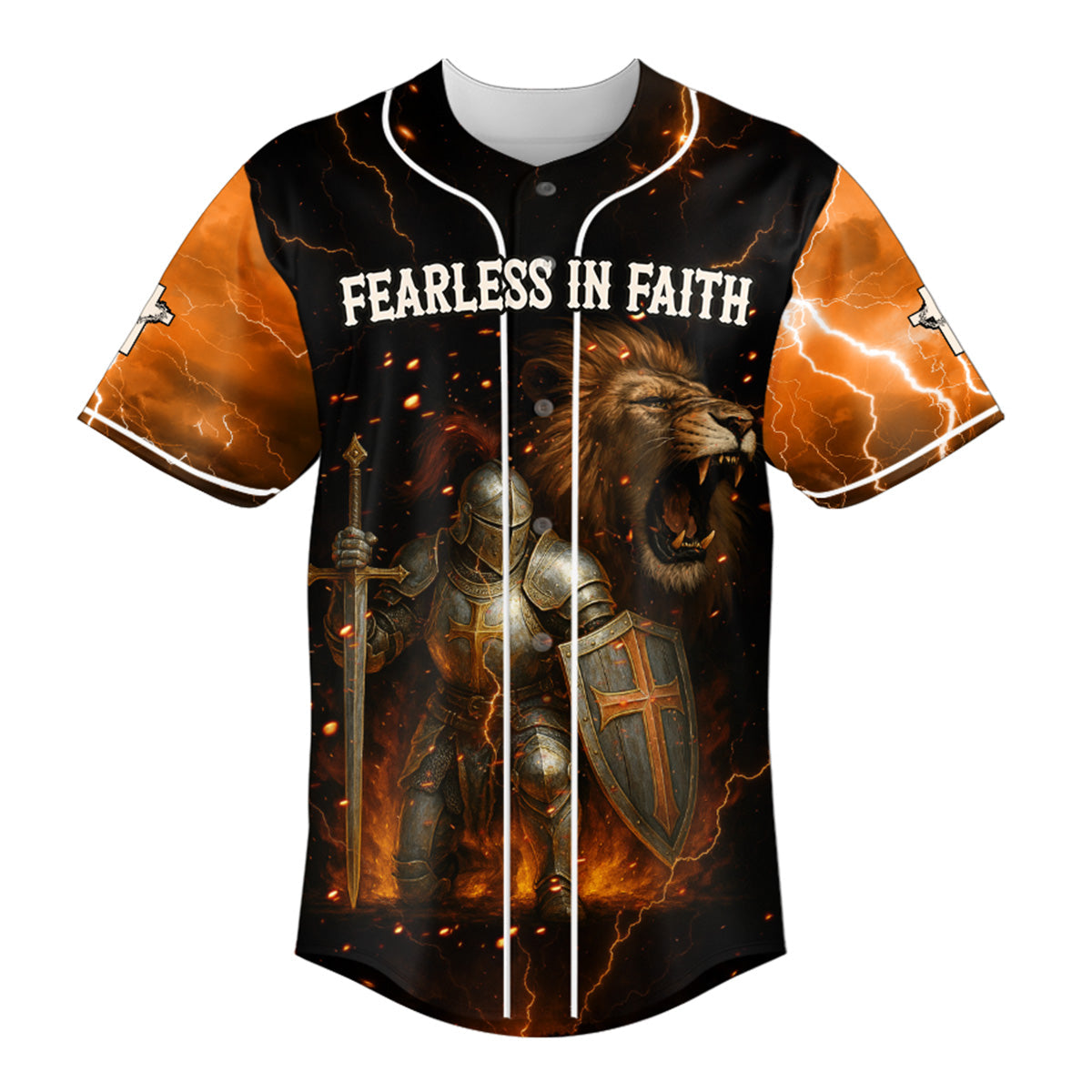 Fearless In Faith Baseball Jersey