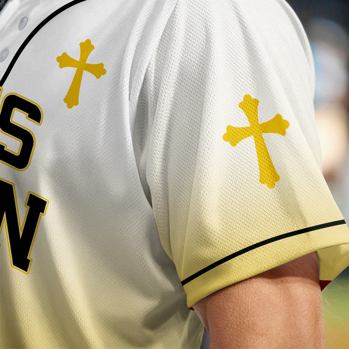 He Is Risen Gradient Baseball Jersey