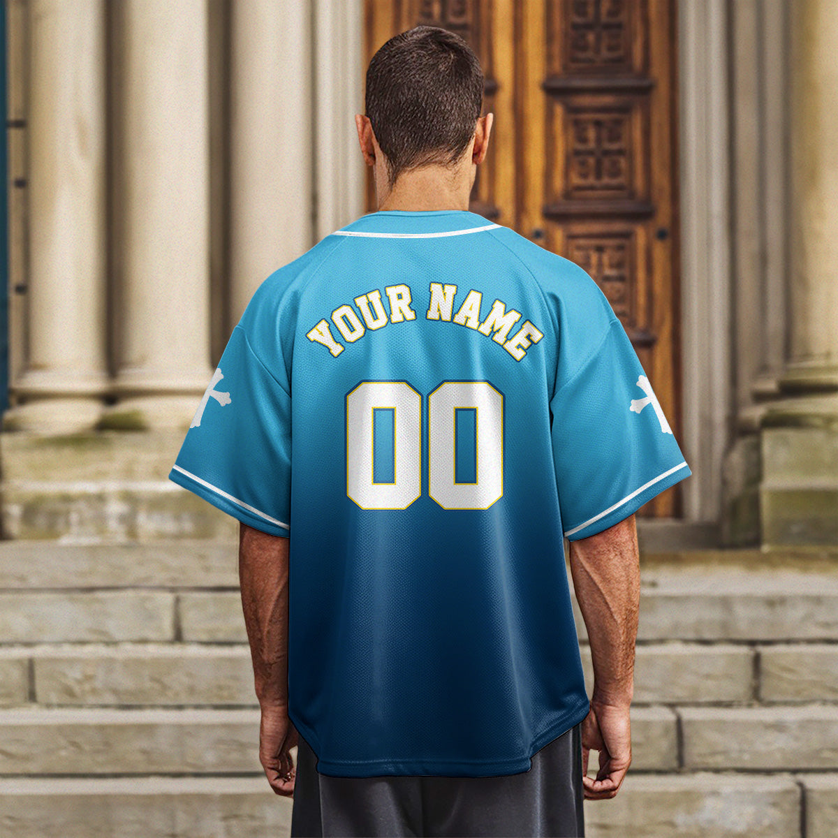 He Is Risen Gradient Baseball Jersey