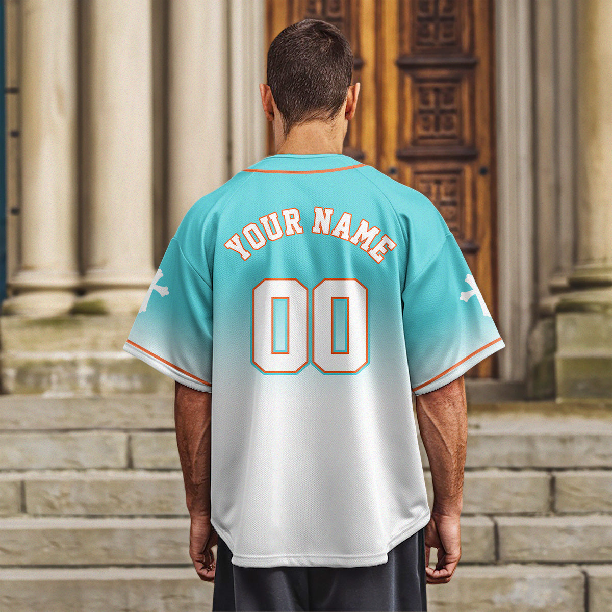 He Is Risen Gradient Baseball Jersey