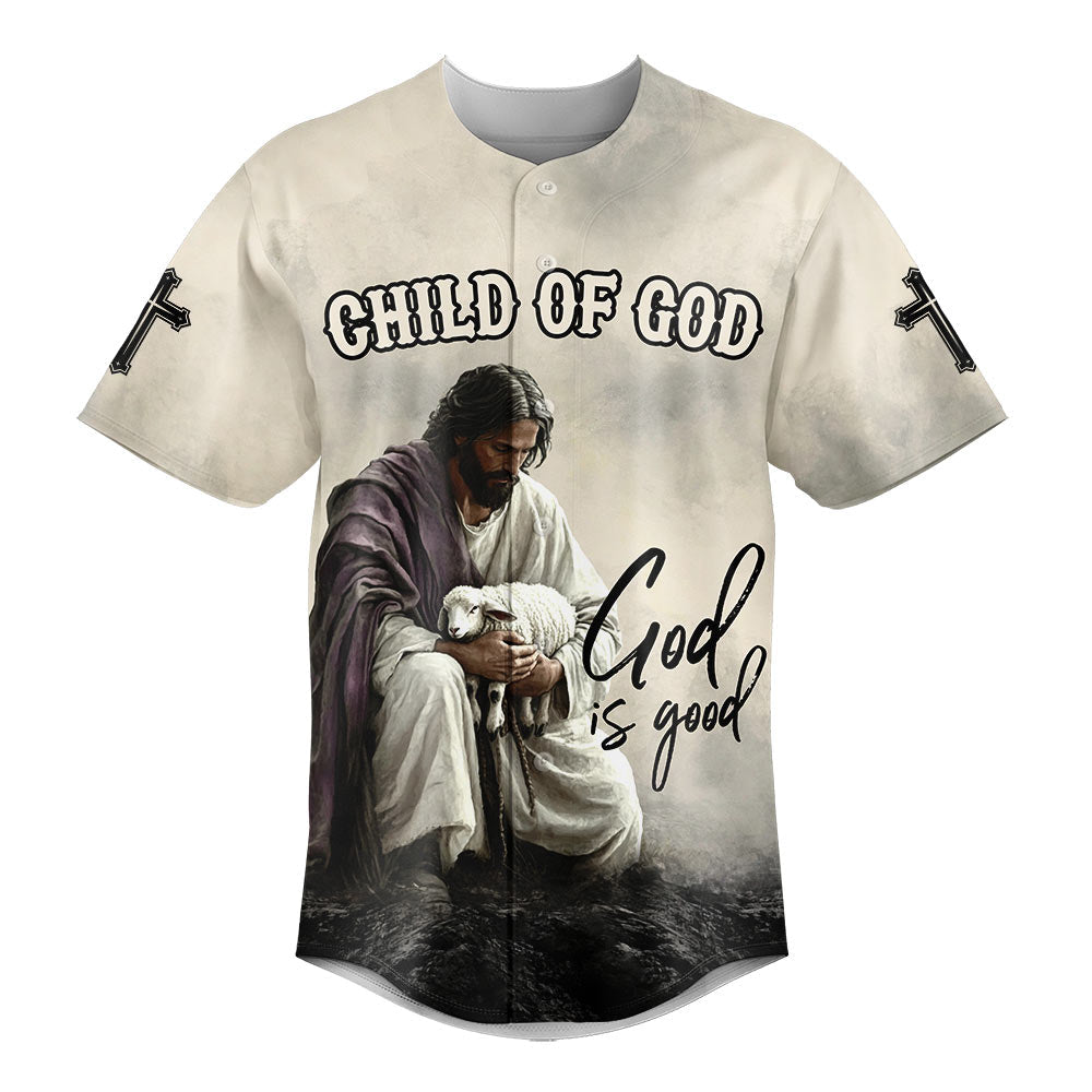 God Is Good Custom Name Baseball Jersey