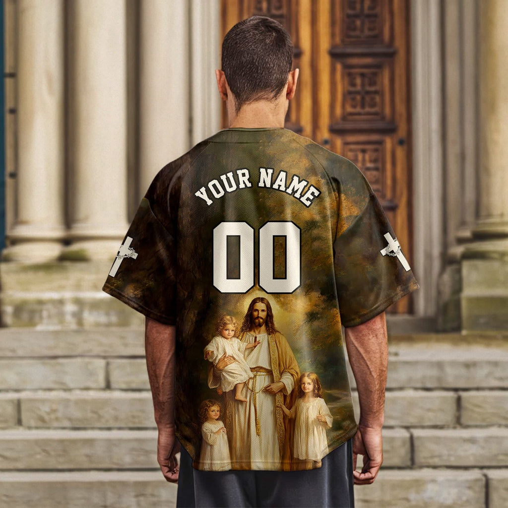 Child of God – Divine Embrace Baseball Jersey