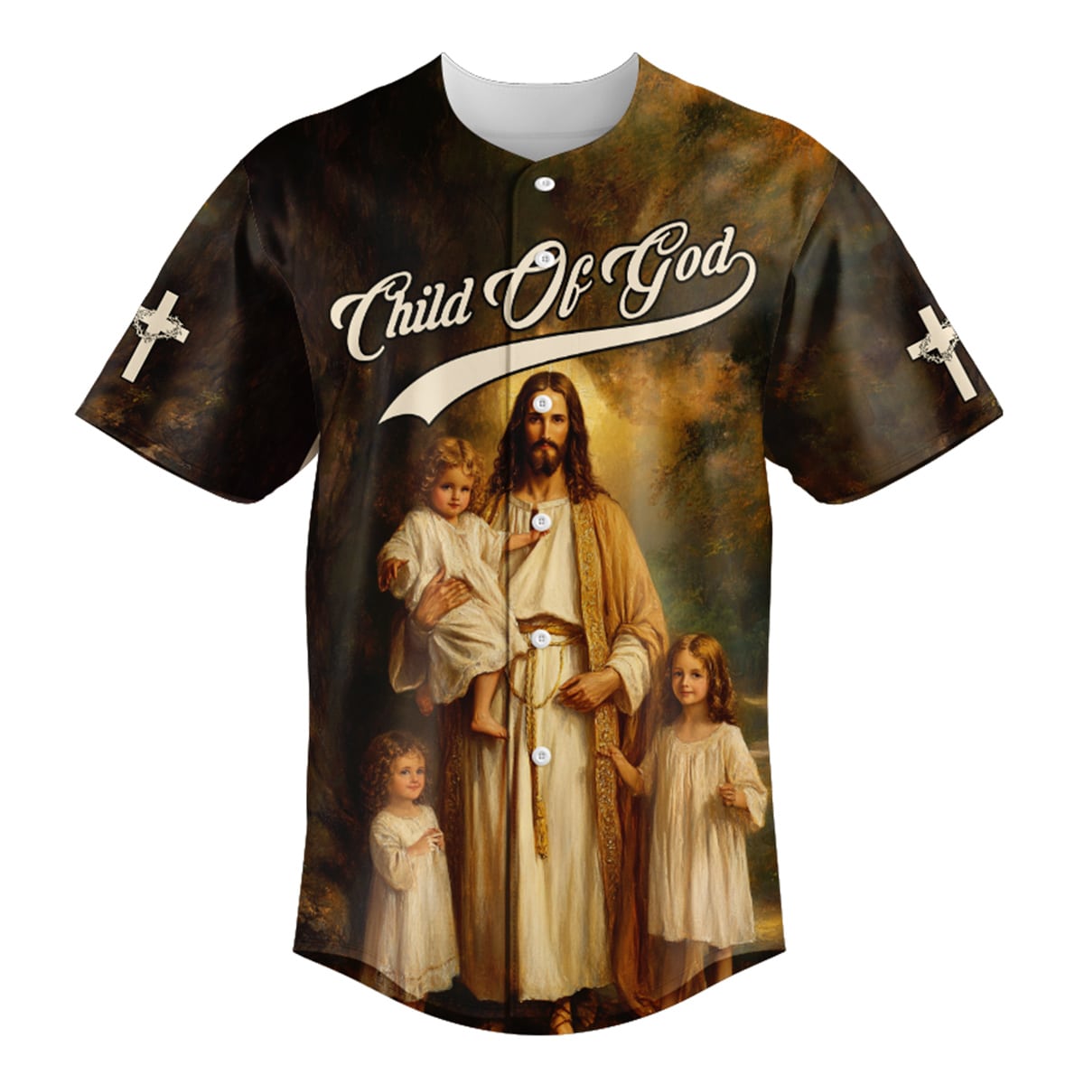 Child of God – Divine Embrace Baseball Jersey