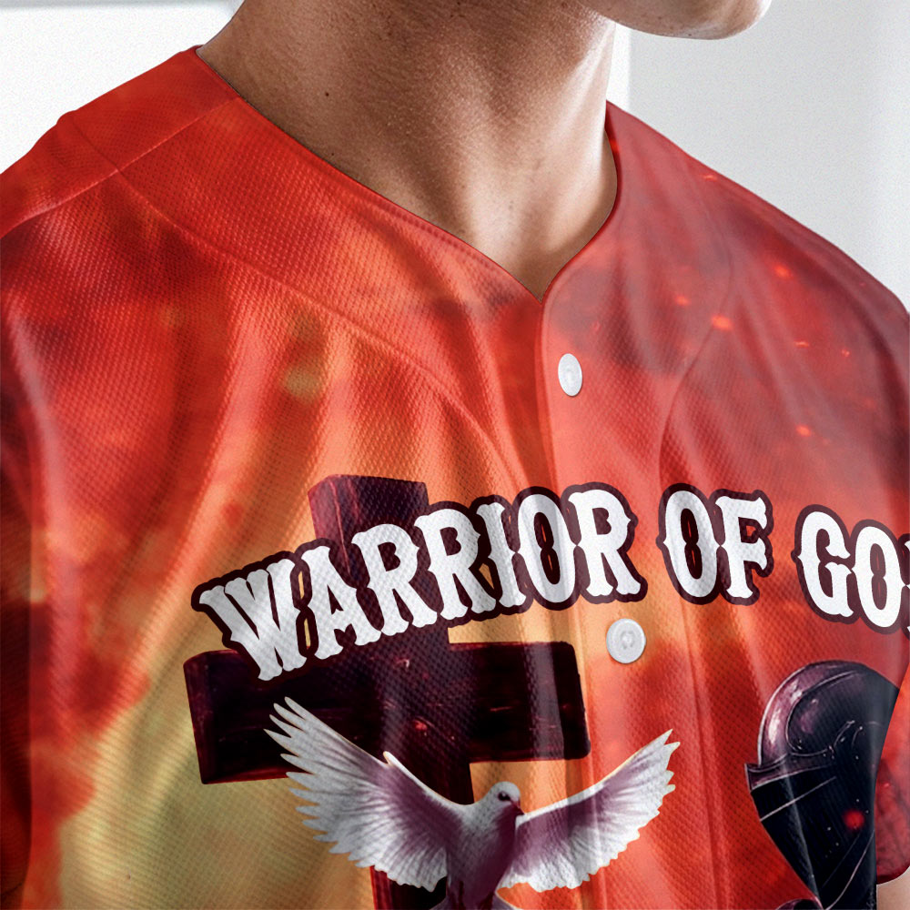 By His Wounds We Are Healed Baseball Jersey