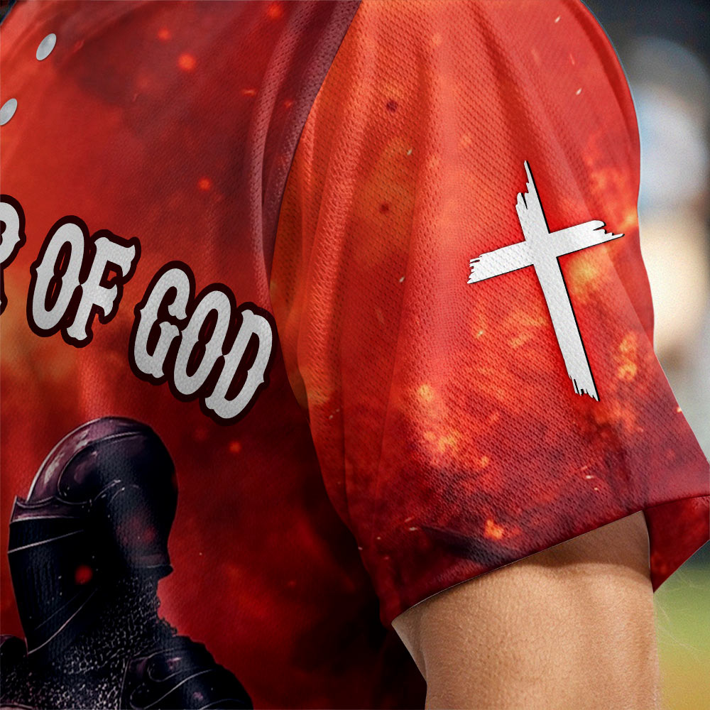 By His Wounds We Are Healed Baseball Jersey