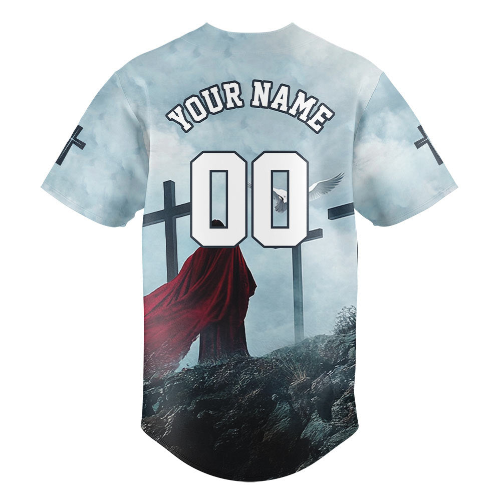 Blessed by GOD Loved by JESUS Led by the SPIRIT Baseball Jersey