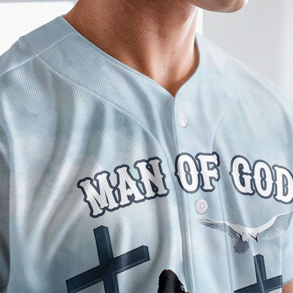 Blessed by GOD Loved by JESUS Led by the SPIRIT Baseball Jersey