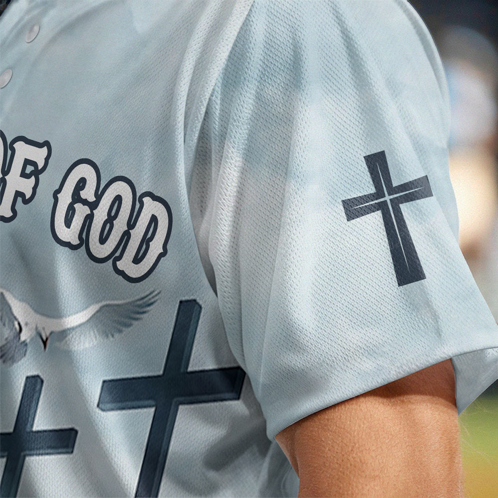 Blessed by GOD Loved by JESUS Led by the SPIRIT Baseball Jersey