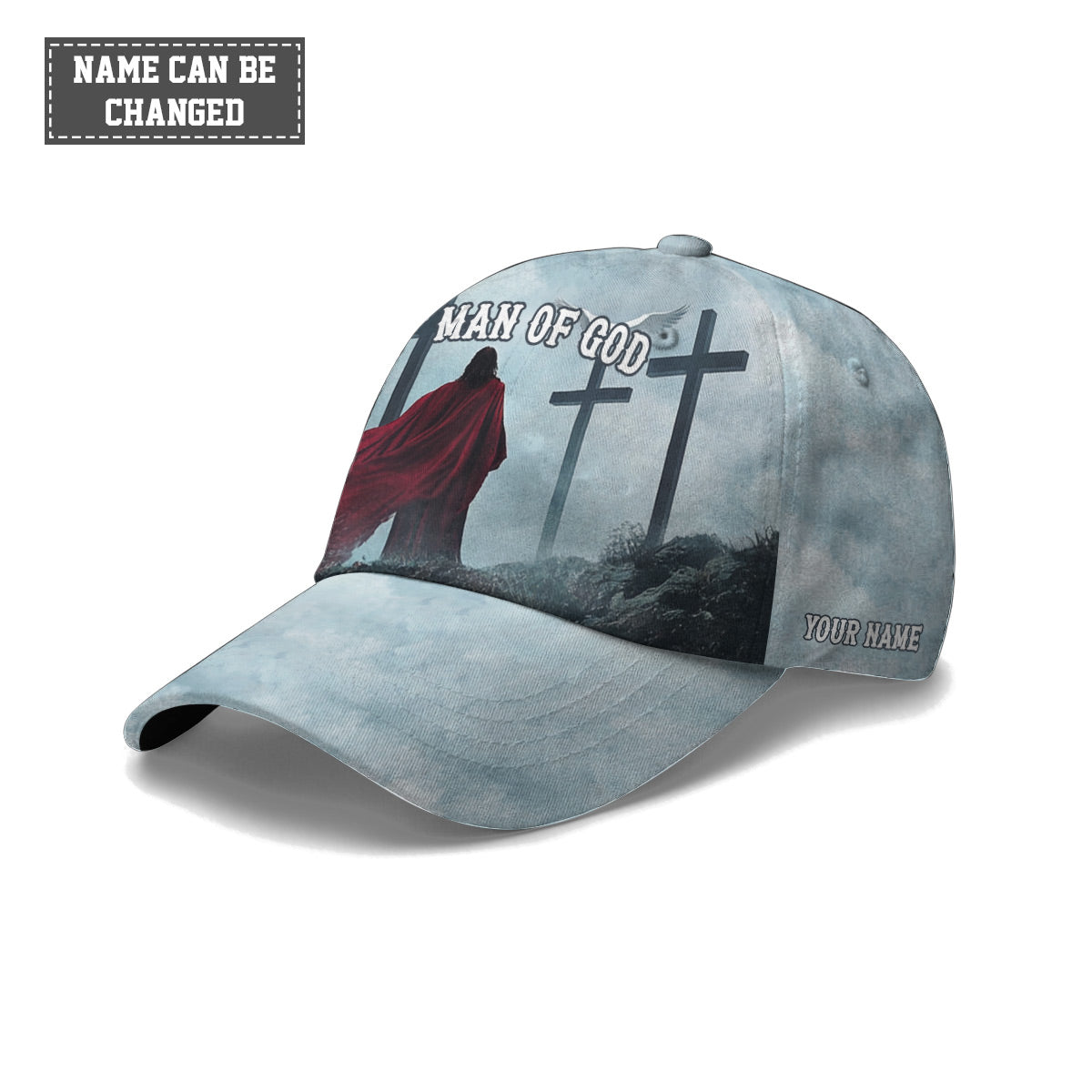 Blessed by GOD Loved by JESUS Led by the SPIRIT Baseball Cap
