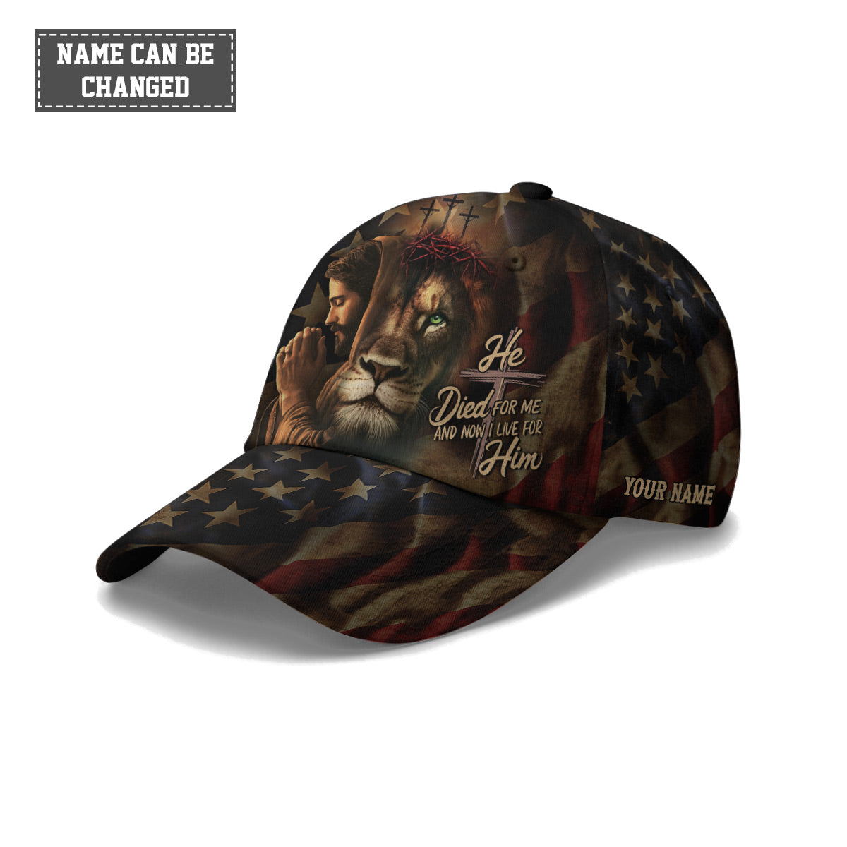 He Died For Me And Now I Live For Him Baseball Cap