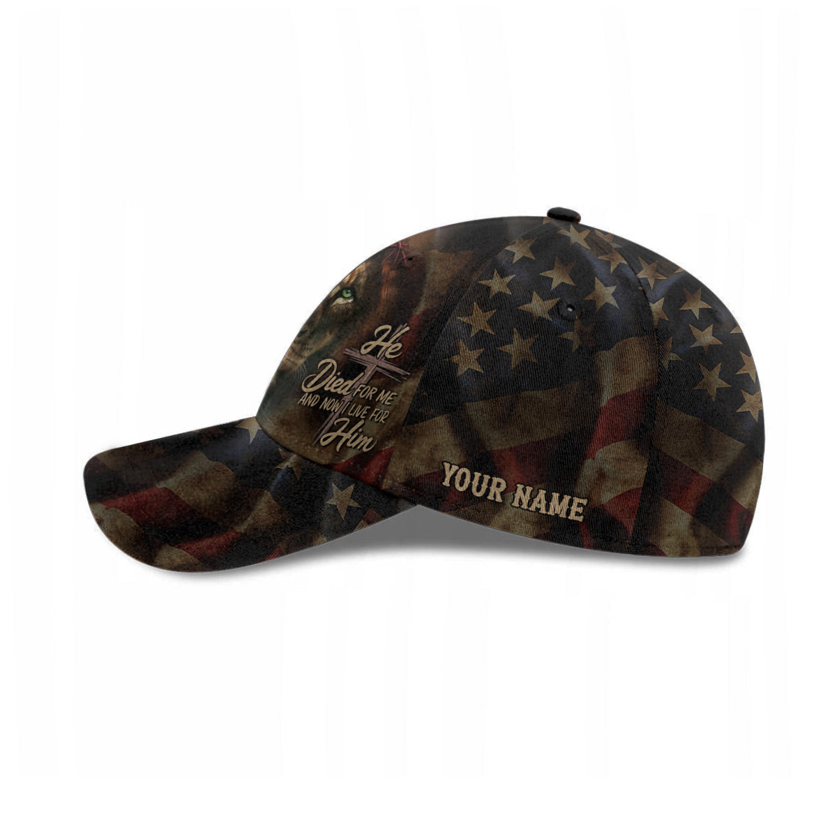 He Died For Me And Now I Live For Him Baseball Cap