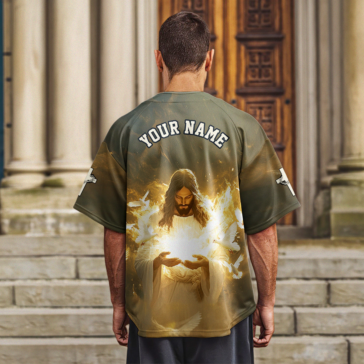 He Is Risen Custom Name Baseball Jersey