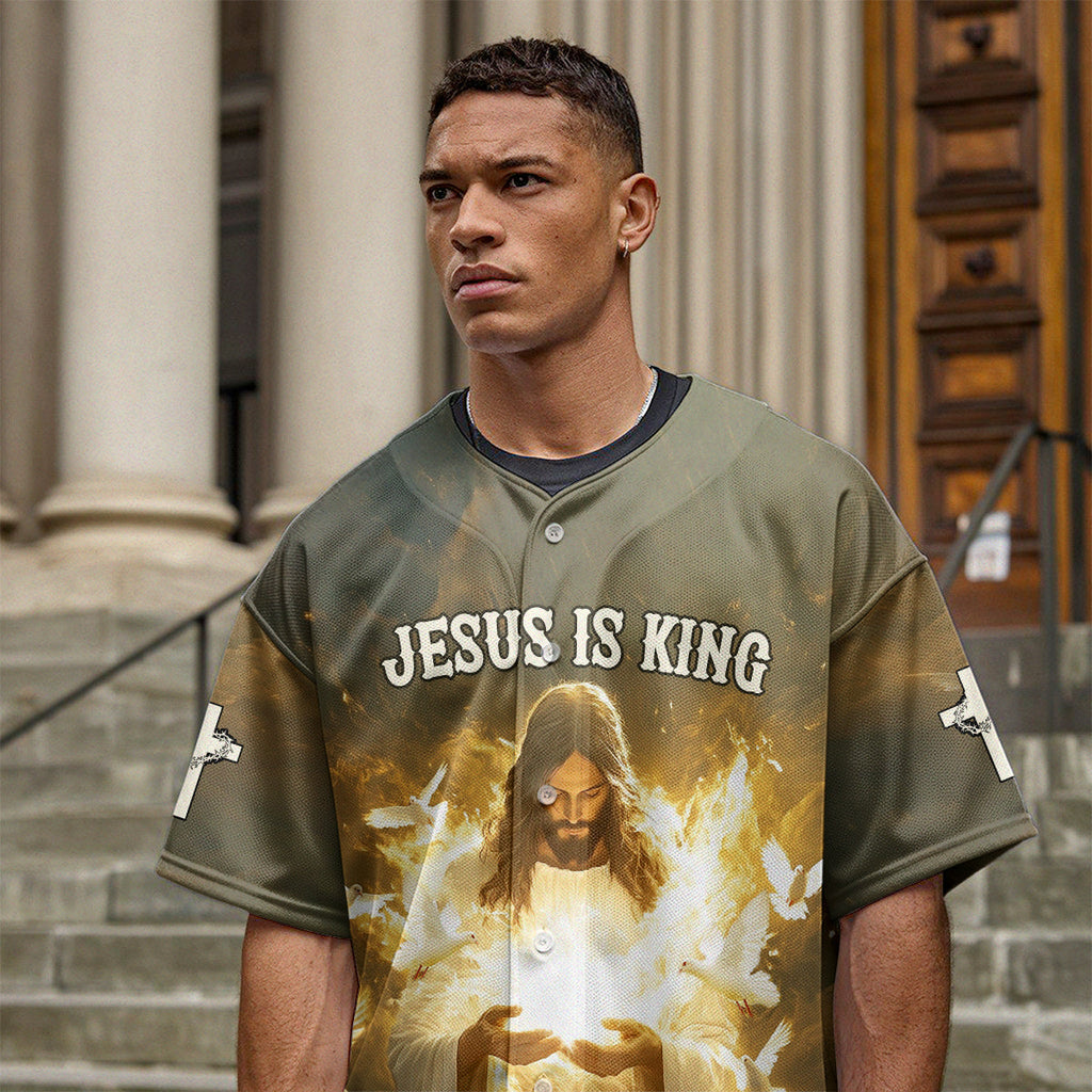 He Is Risen Custom Name Baseball Jersey