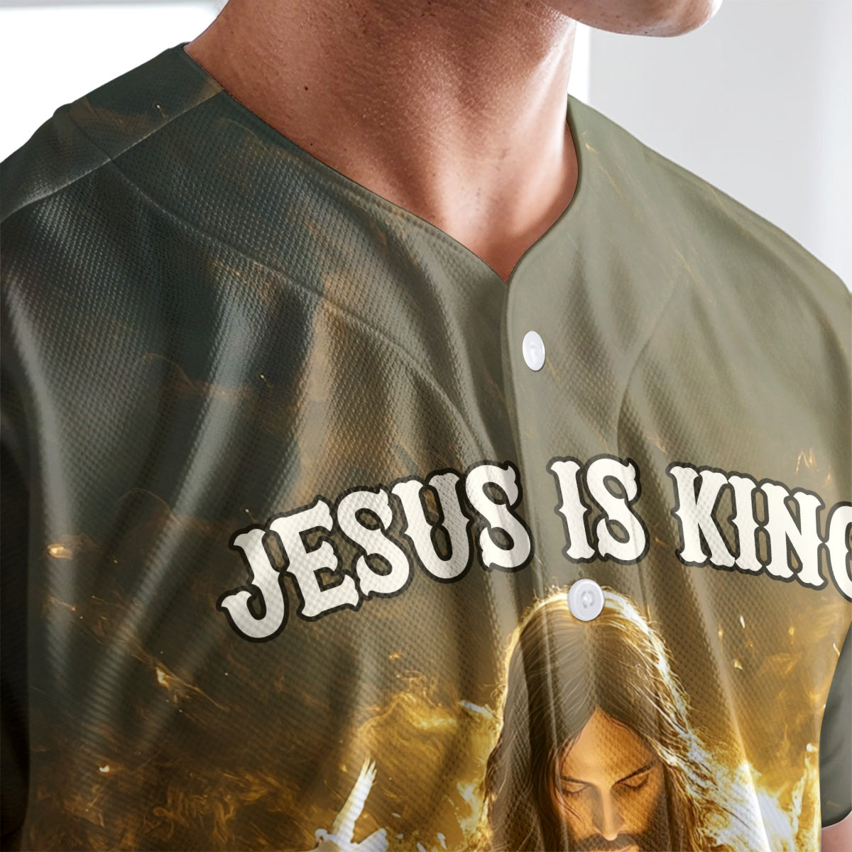 He Is Risen Custom Name Baseball Jersey