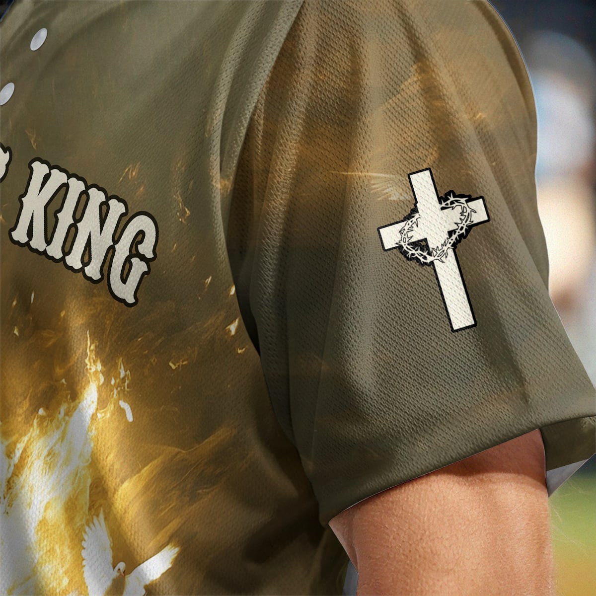 He Is Risen Baseball Jersey