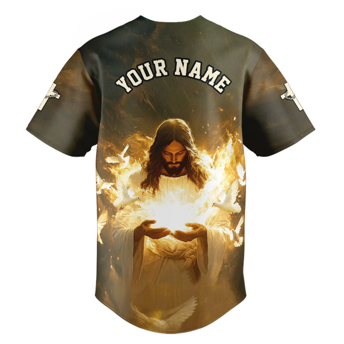 He Is Risen Custom Name Baseball Jersey