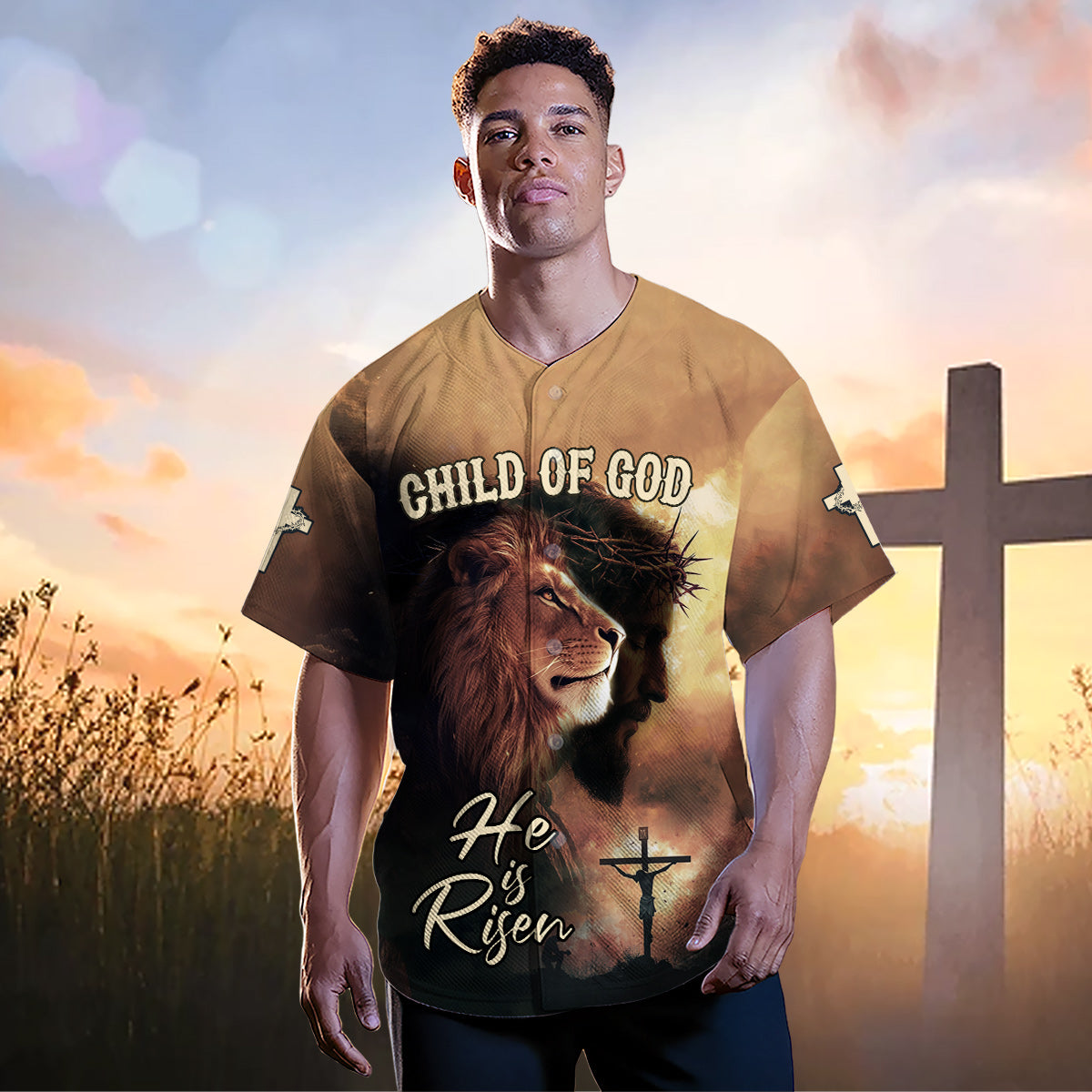 Child of God He Is Risen Baseball Jersey Deal