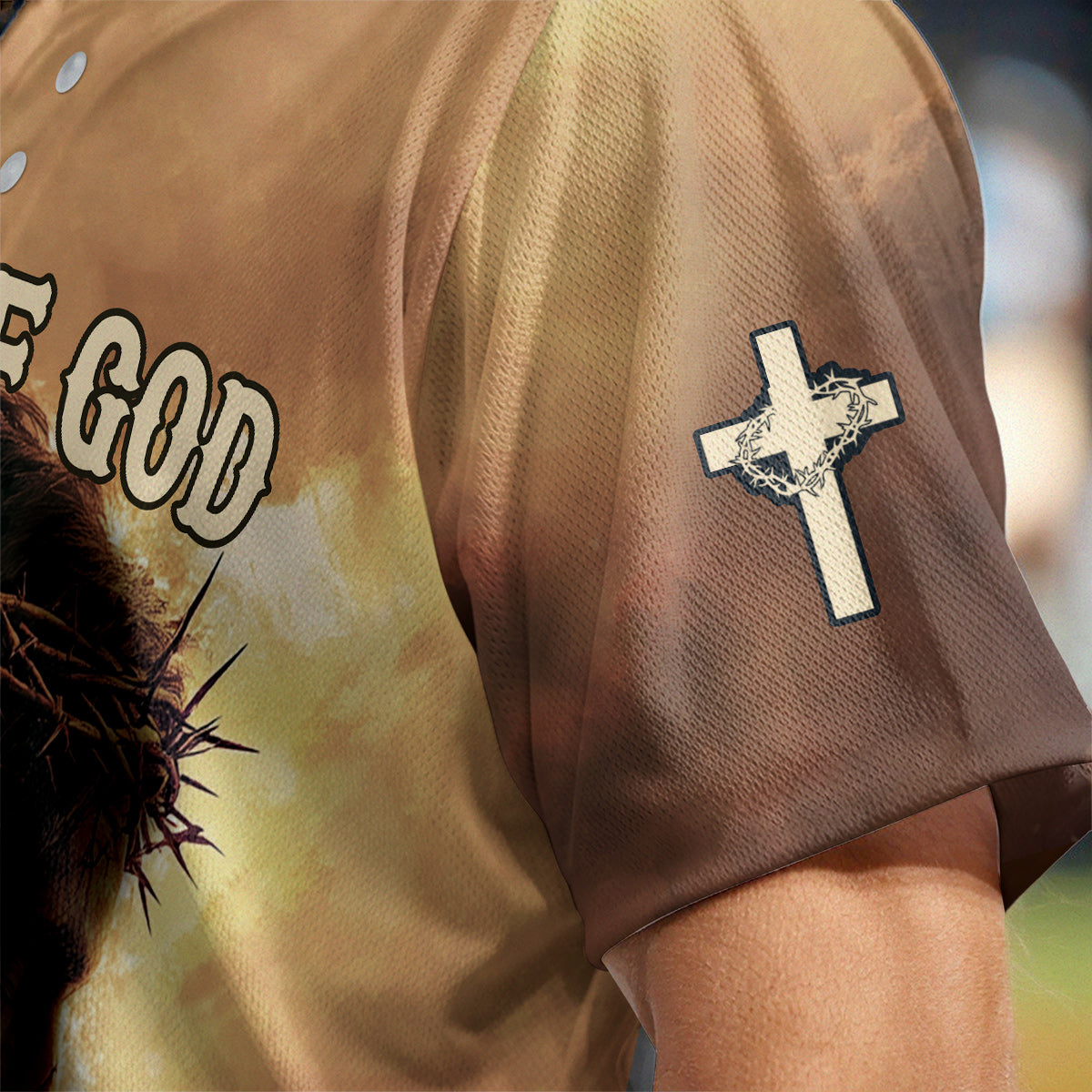 He Is Risen Custom Name Baseball Jersey