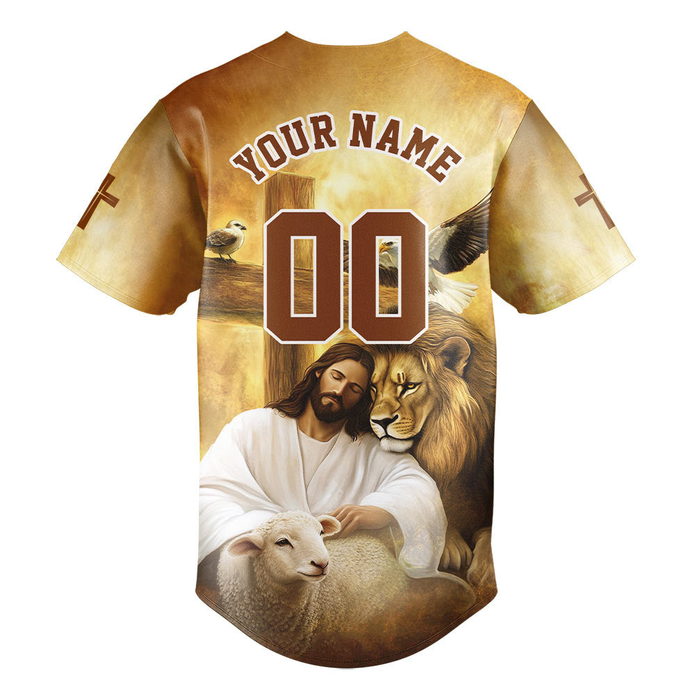 Jesus He Is Risen Baseball Jersey