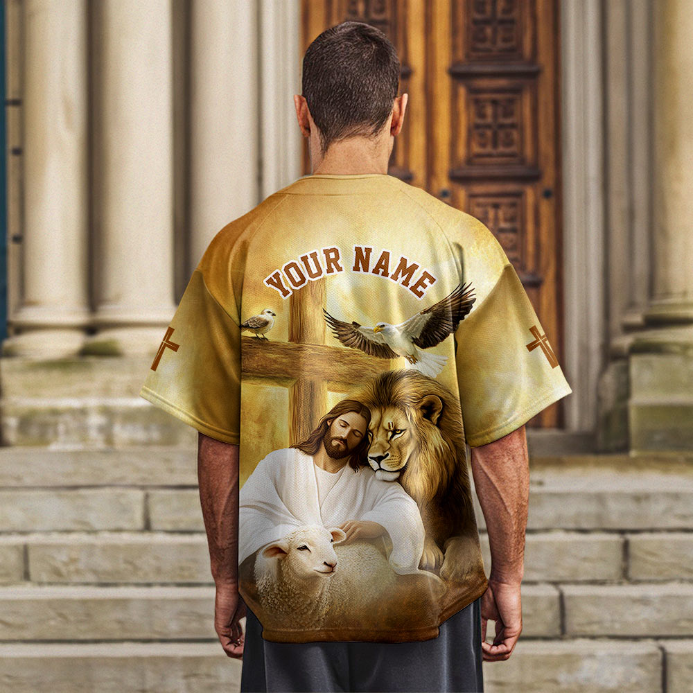 Jesus He Is Risen Custom Name Baseball Jersey