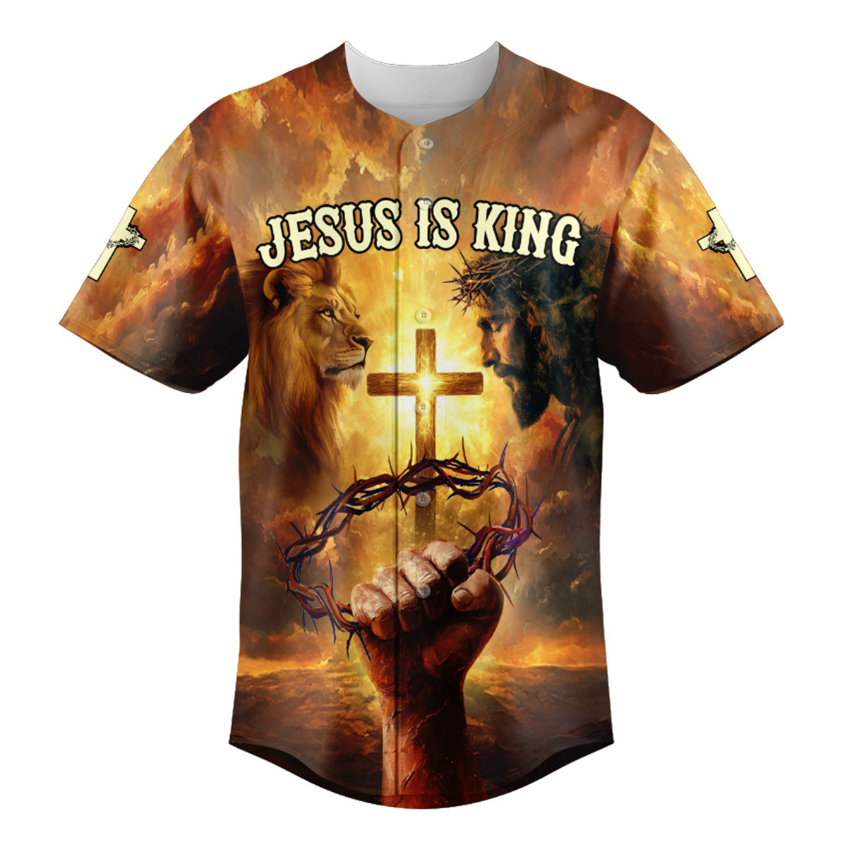 Jesus Is King Baseball Jersey