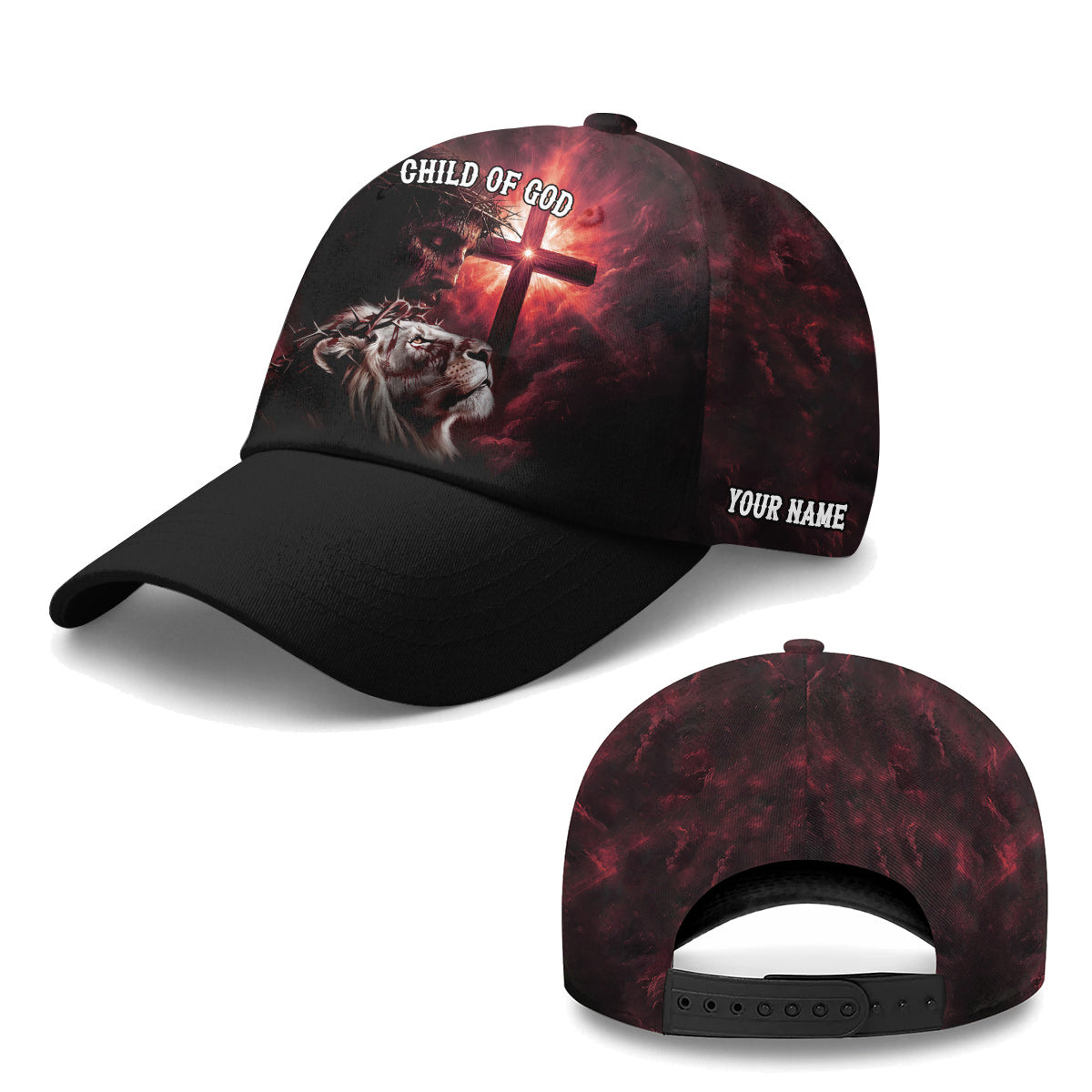 Child Of God Risen Warrior Baseball Cap