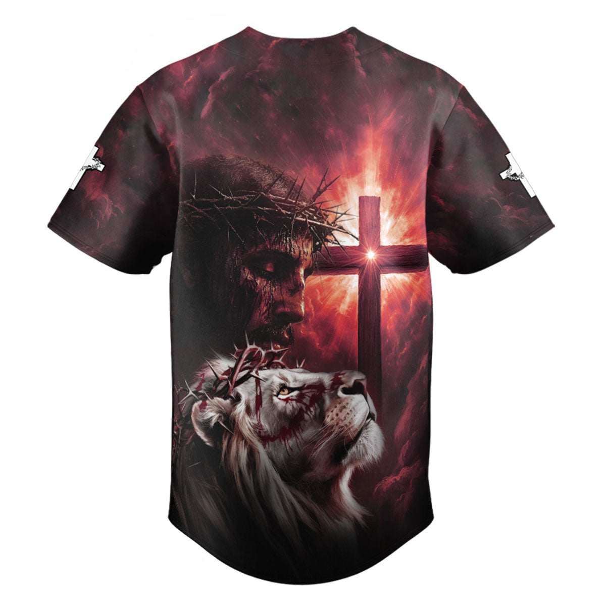 Child of God Red Cross Baseball Jersey Deal