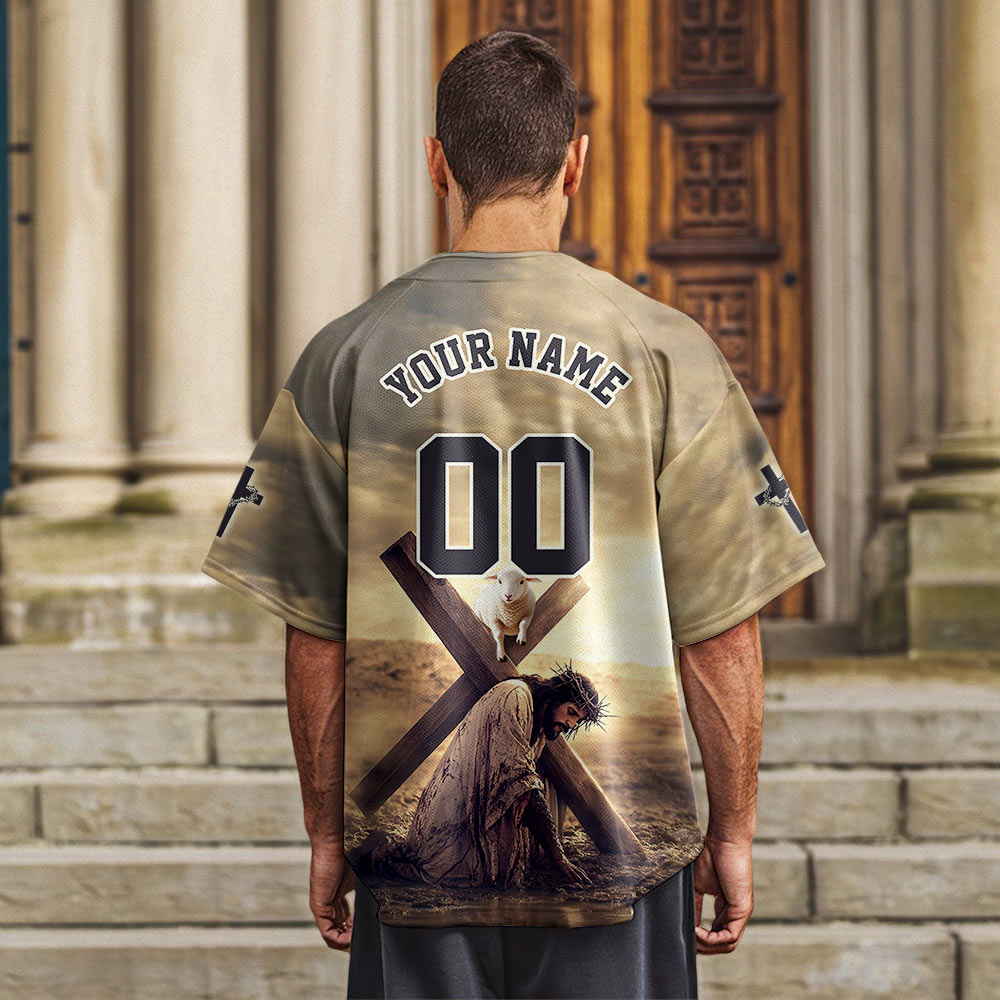 Jesus Save My Life Baseball Jersey