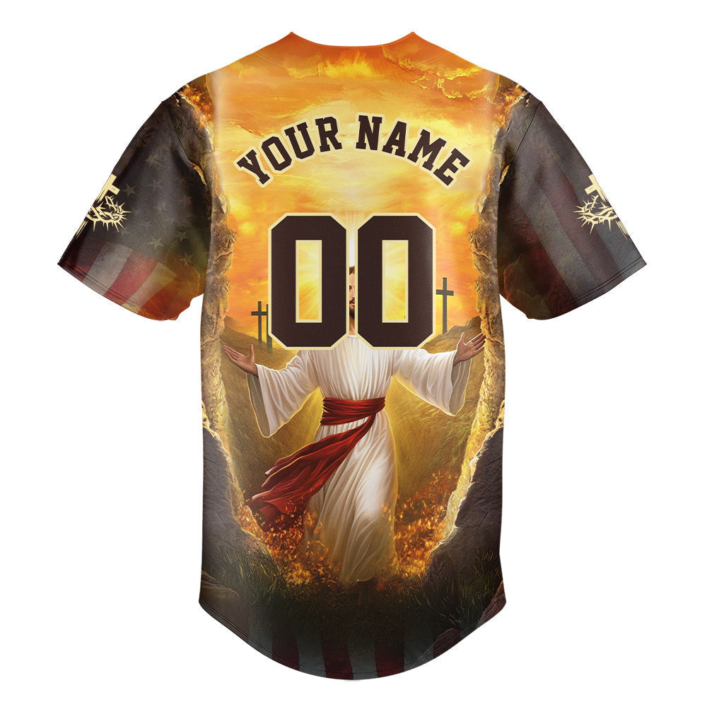 He Is Risen Baseball Jersey