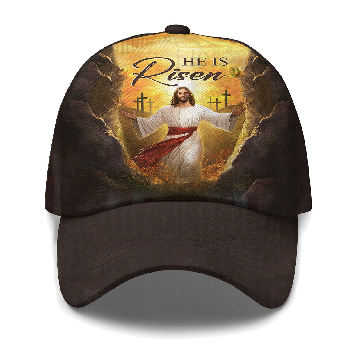 He Is Risen Baseball Cap