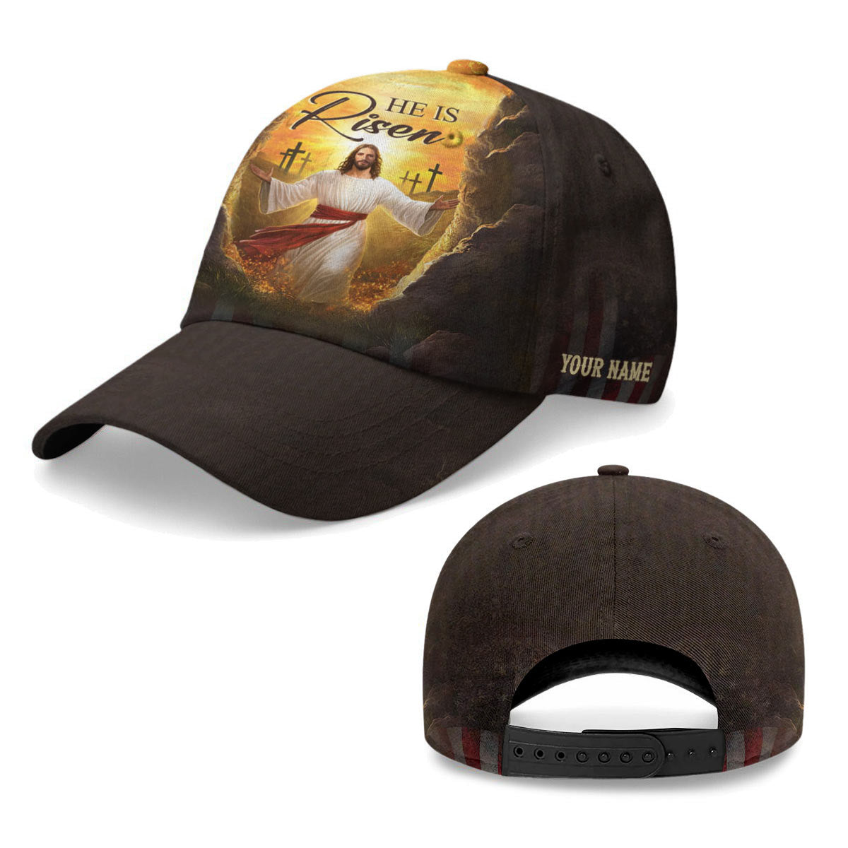 He Is Risen Baseball Cap
