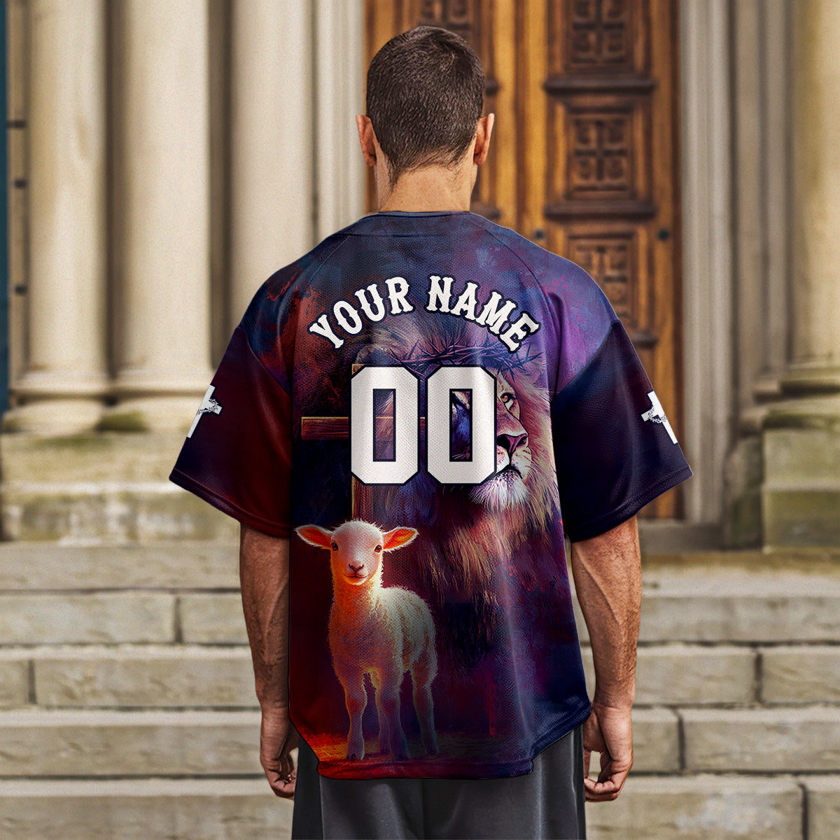 Jesus Changed My Life Baseball Jersey