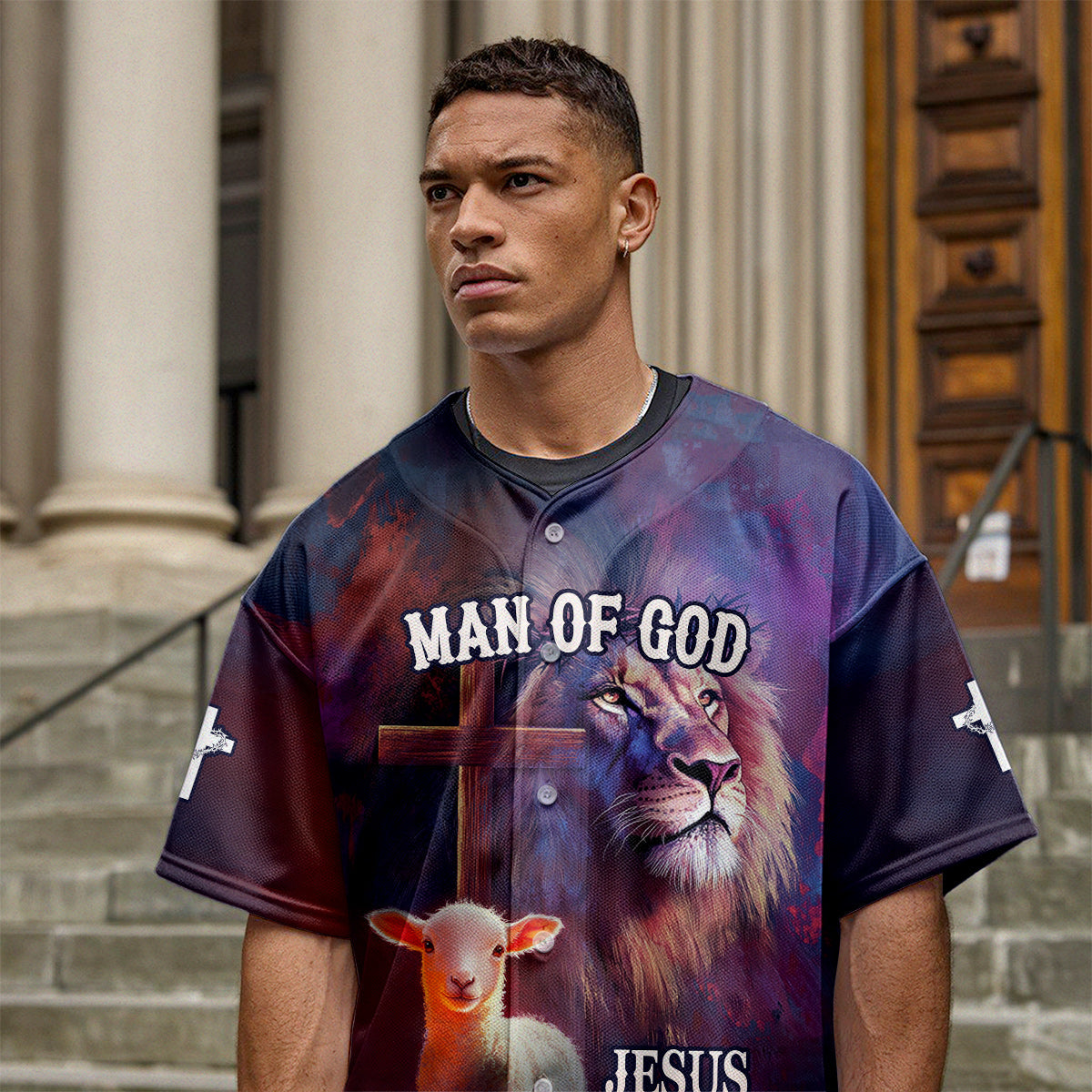 Jesus Changed My Life Baseball Jersey