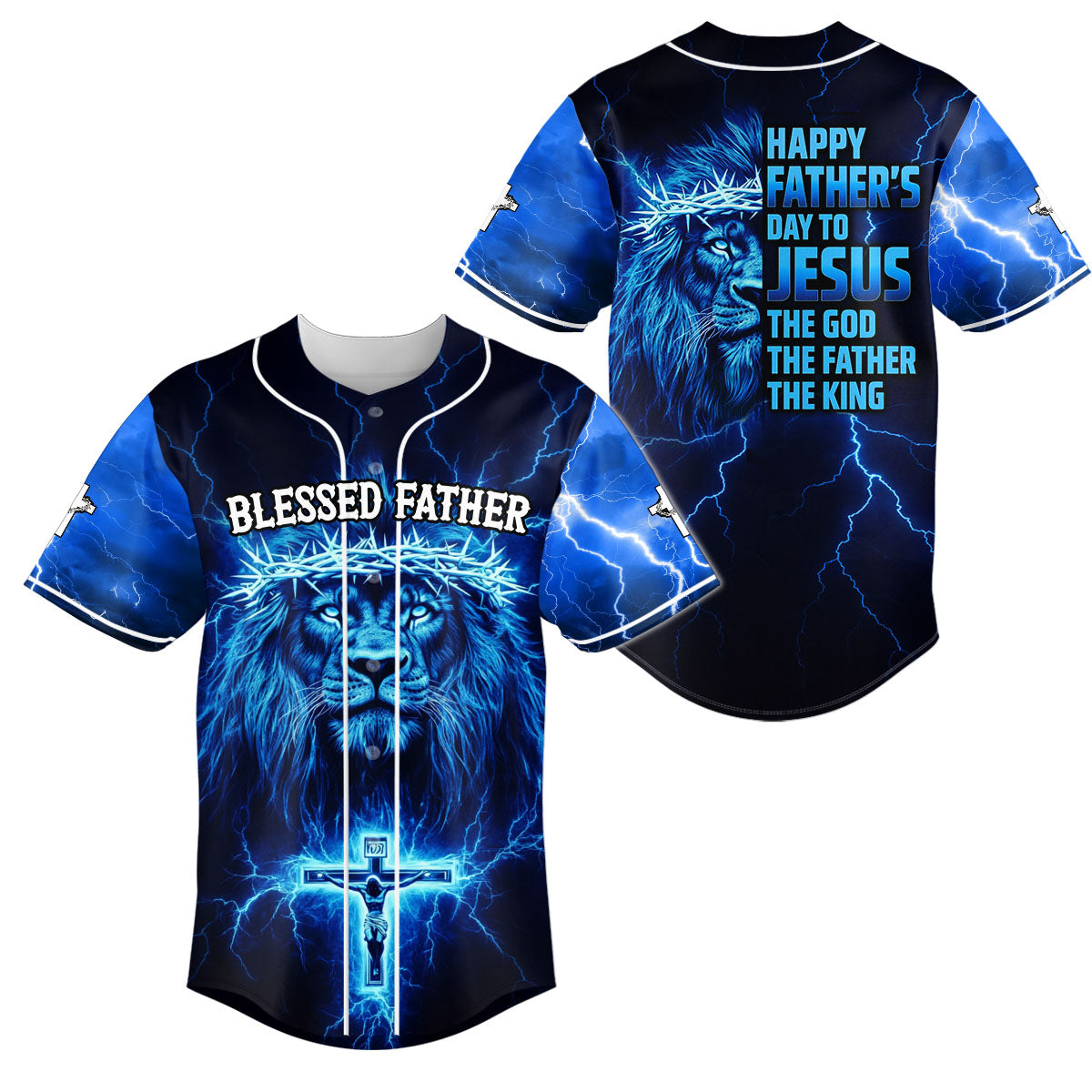 Blessed Father Baseball Jersey