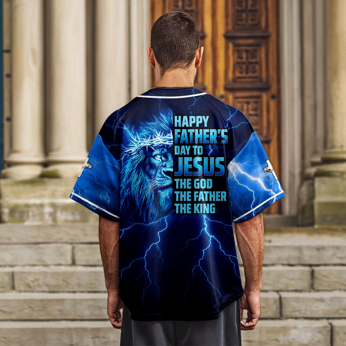 Blessed Father Baseball Jersey