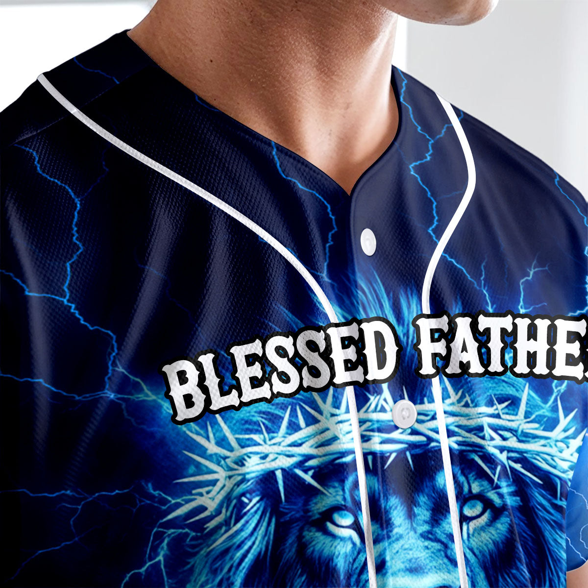 Blessed Father Baseball Jersey
