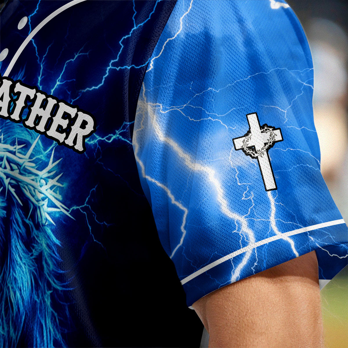 Blessed Father Baseball Jersey