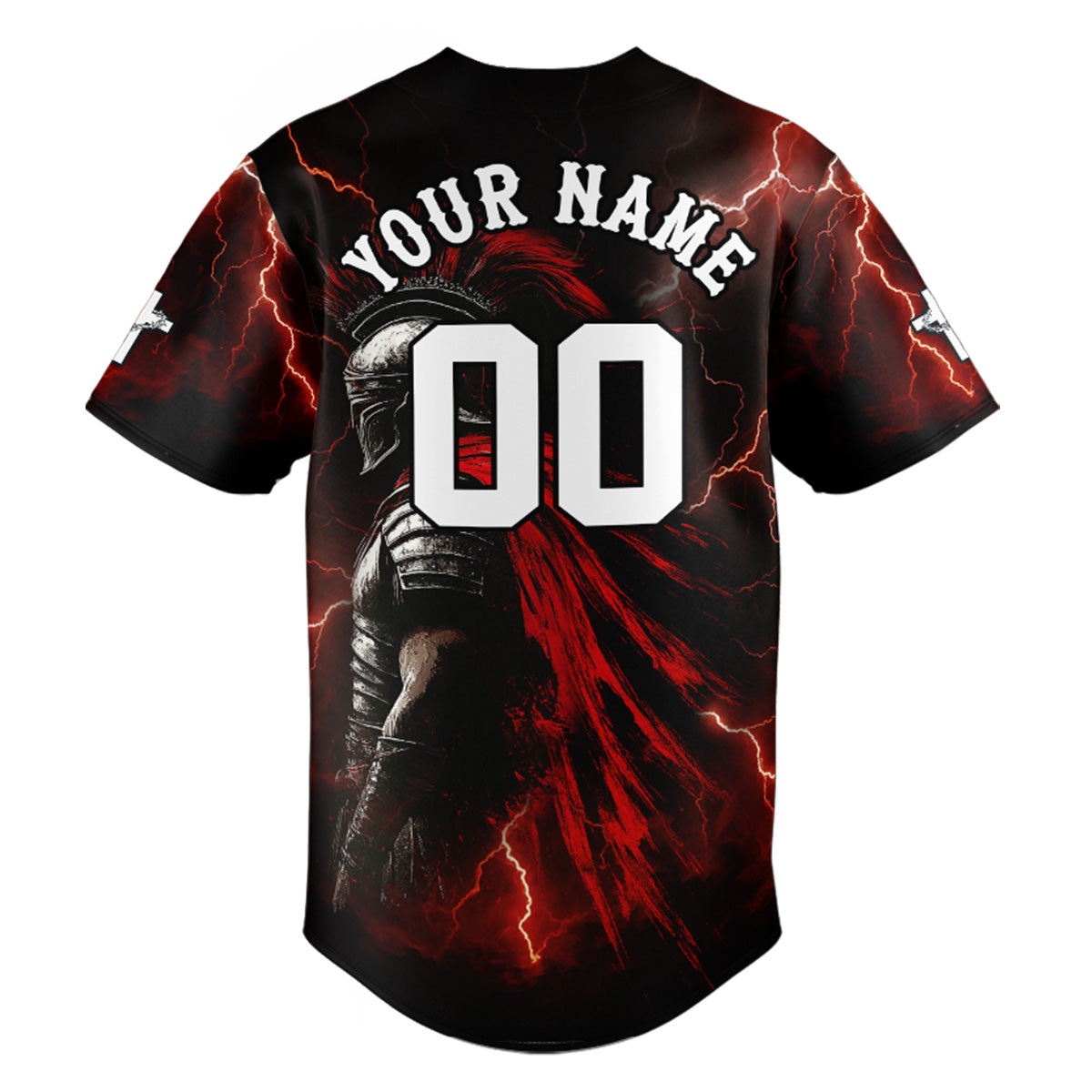 A Child Of God A Man Of Faith A Warrior Of Christ Baseball Jersey