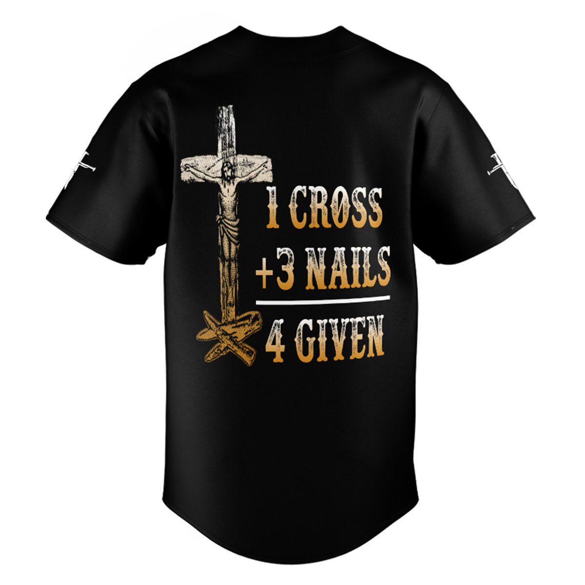 1 Cross 3 Nails 4 Given Baseball Jersey Deal